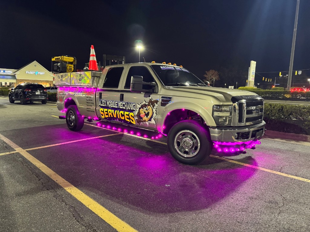 Alex Mobile Mechanic Services truck in Woodbridge VA